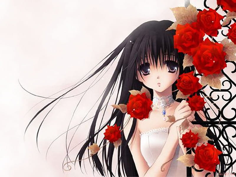 Rose Radiance: AI Anime Girl in Full Bloom by artbydikidwipurnama on  DeviantArt