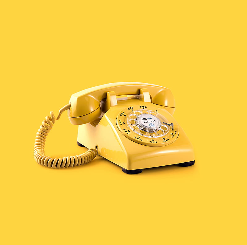 Retro Telephone Aesthetic Ultra, Vintage, Yellow, Phone, desenho, Home, background, Classic, Retro, aesthetic, telephones, telecommunications, HD wallpaper