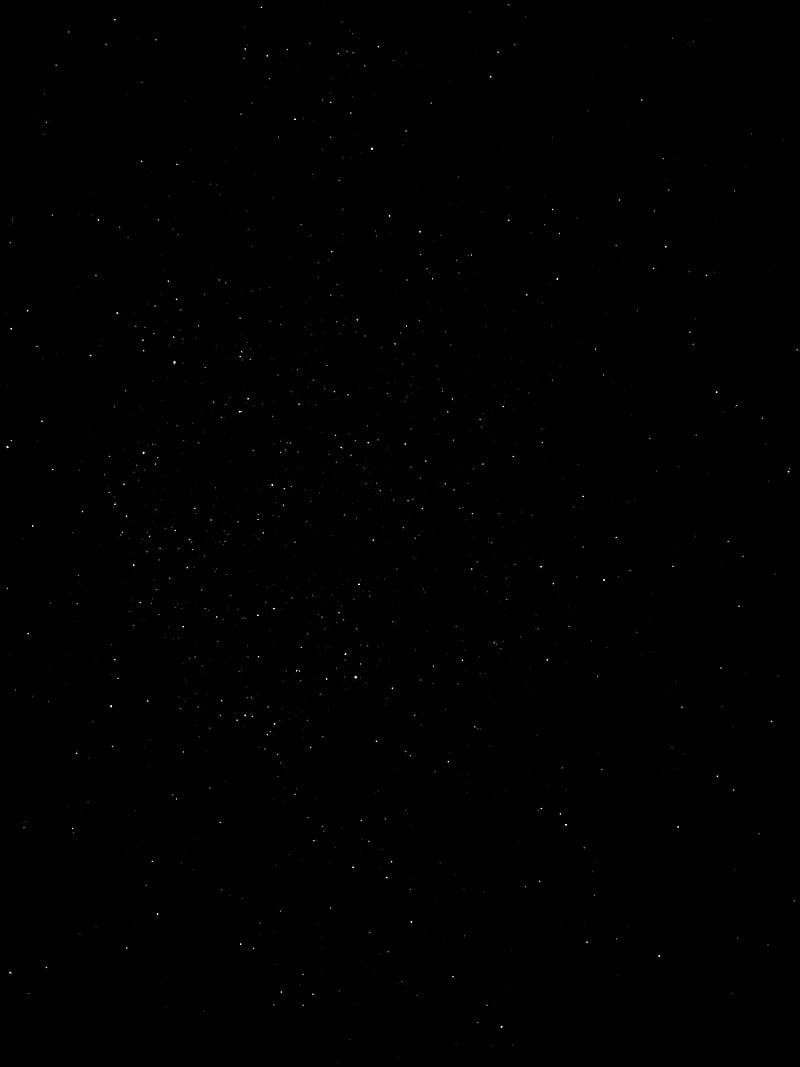 stars, starry sky, black, glow, night, HD phone wallpaper