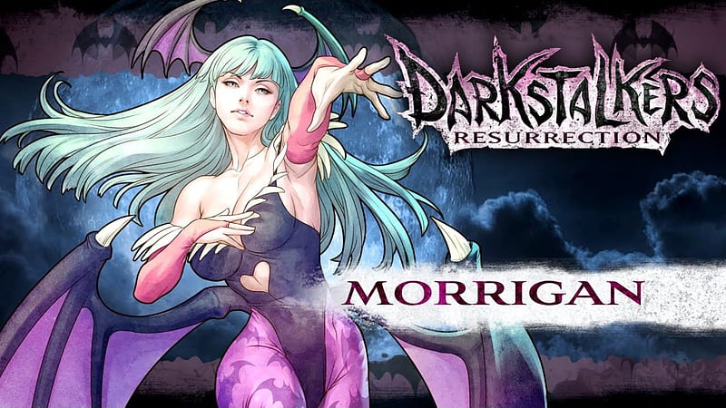Morrigan Darkstalkers Resurrection, Darkstalkers, Capcom, Video Games, Morrigan, HD wallpaper