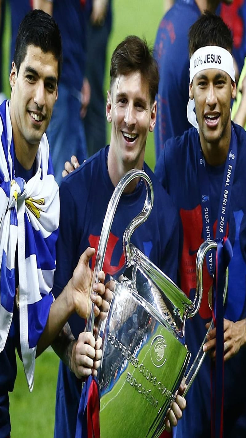 MSN, champions, messi, neymar, suarez, HD phone wallpaper