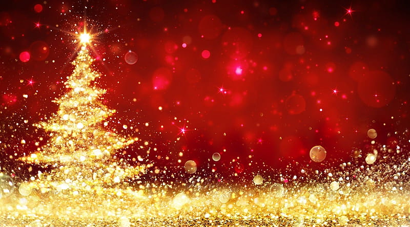 Sparkling Christmas background, Christmas, backgorund, holiday, Xmas, HD wallpaper