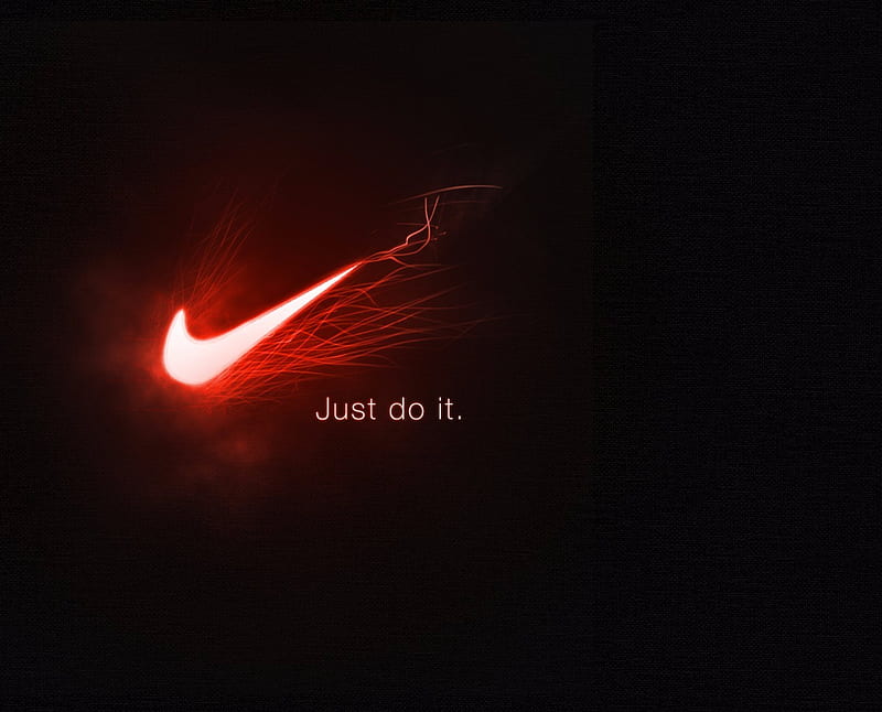 Stylized NIKE Logo - Swoosh + JUST DO IT - Red, White, and Black by Daphné  Essiet on Dribbble