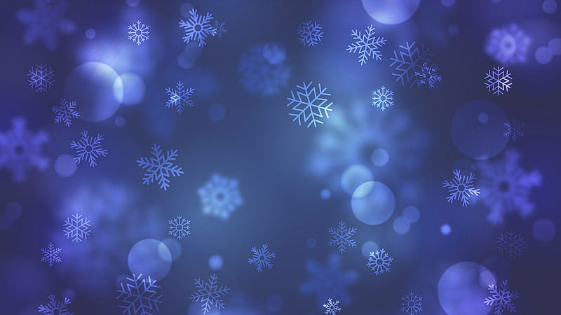 Purple Artistic Snowflake With Dots Snowflake, HD wallpaper