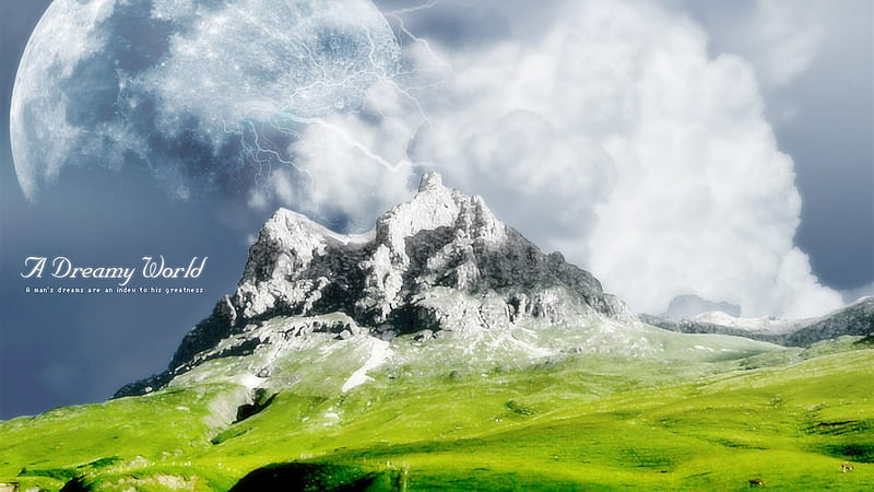 A Dreamy World - Digital Landscape manipulation 16, HD wallpaper