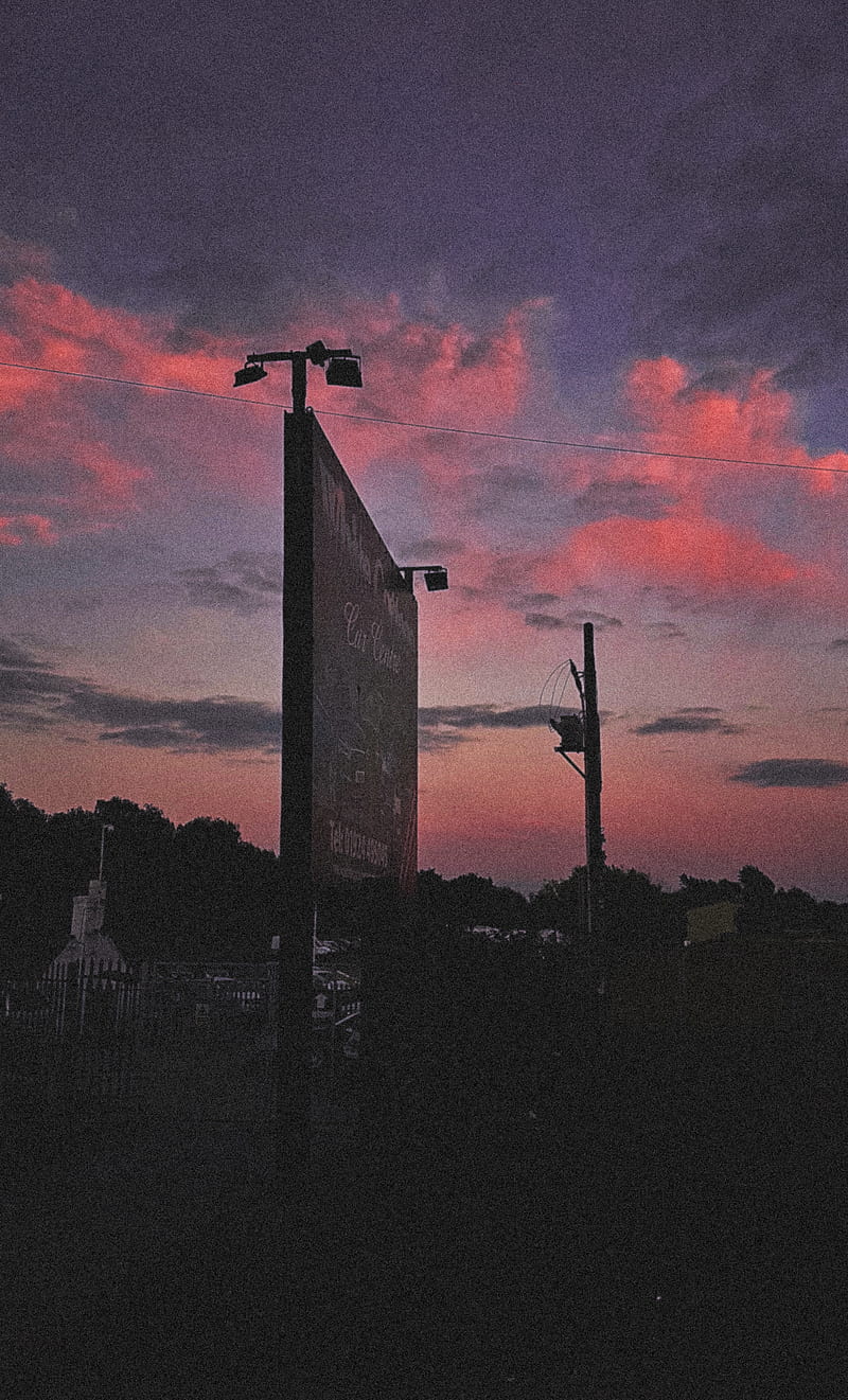 Sunset sky, explore, grainy, graphy, sign, wandering, HD phone wallpaper