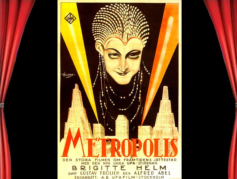 metropolis04, metropolis, posters, classic movies, brigitte helm, HD wallpaper