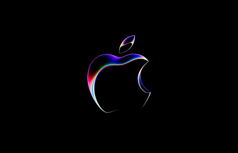 Gradient dark logo, Apple wwdc, 2023, HD wallpaper | Peakpx