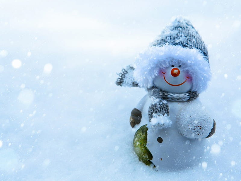 SMILE (:, christmas, snow, New Year, smile, snowman, winter, HD ...