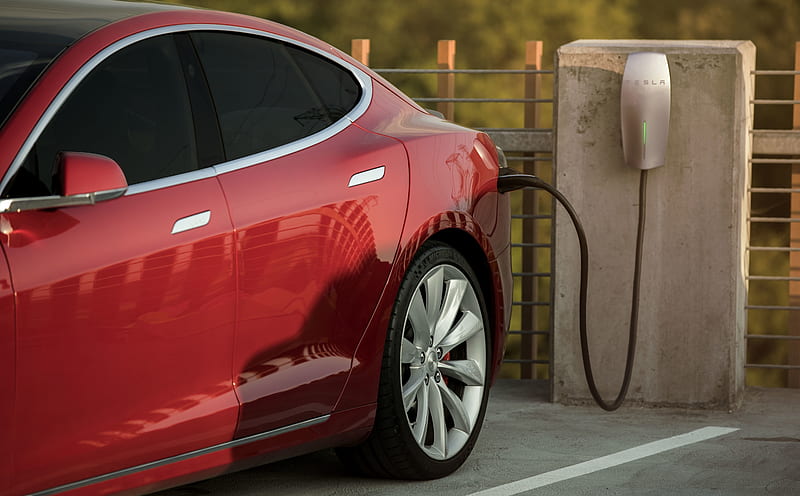 Tesla Model S Electric Car Red Destination... Ultra, carros, Tesla, Electric, Travel, Auto, Vehicle, sustainableenergy, renewableenergy, greenenergy, electriccar, cleanenergy, ElectricCars, EcoEnergy, Model3, HD wallpaper