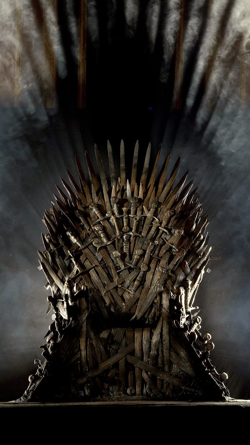 Game Of Thrones, got, theme, show, tv, movie, snow, dark, throne, HD phone wallpaper