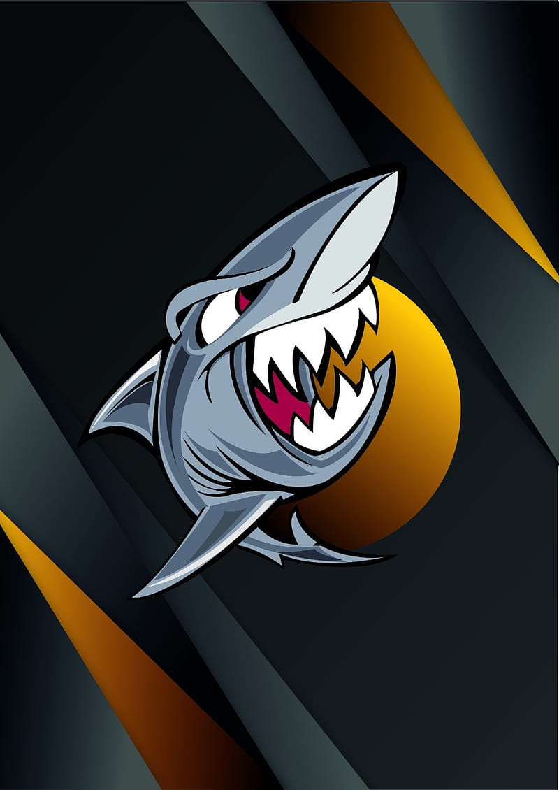 DarkShark, maldad, tiburon, HD phone wallpaper