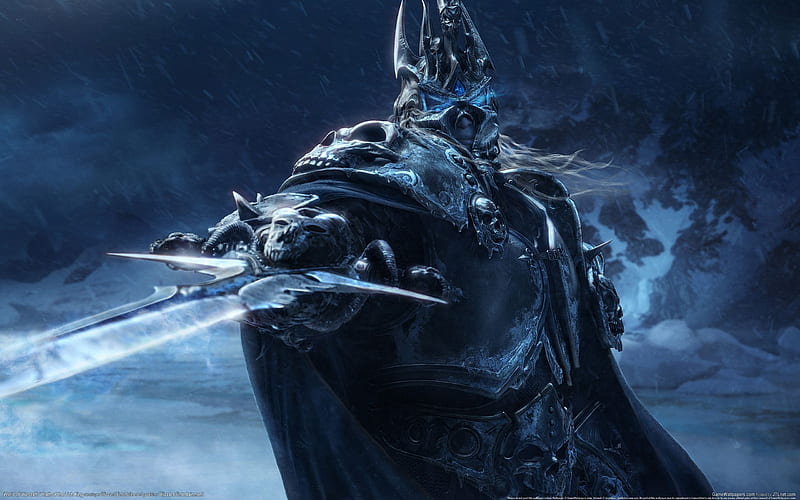 Wrath of the Lich King, action, cg, world of warcraft, video game, adventure, warrior, wow, world of warcraft- wrath of the lich king, sword, knight, HD wallpaper