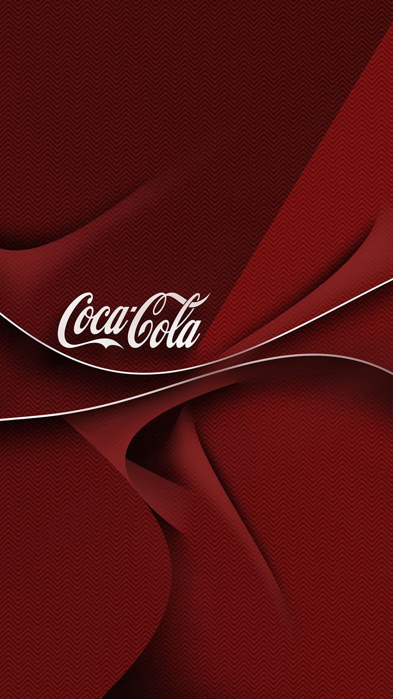 coca cola, background, logo, HD phone wallpaper