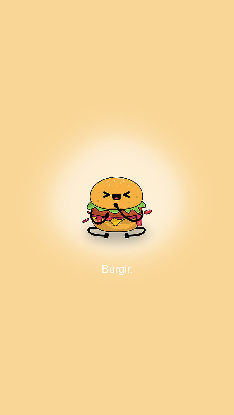 Burgir Junk Food Art Burger Kawaii Cute Hd Mobile Wallpaper Peakpx