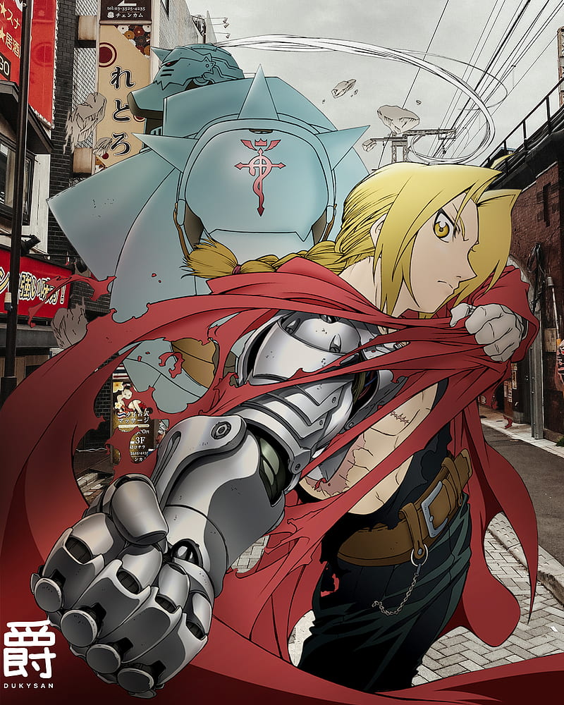 Fullmetal Alchemist Edward Elric Dark Wallpapers for iPhone 4k