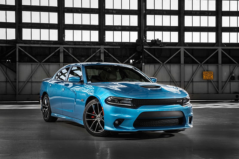 Dodge, Dodge Charger SRT, Blue Car, Car, Dodge Charger, Muscle Car, HD wallpaper