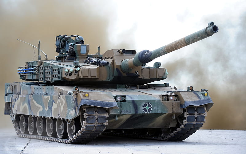 K2 Black Panther main battle tank, South Korean tank, army, modern armored vehicles, HD wallpaper