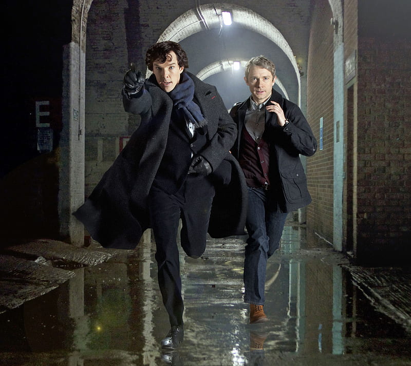 Sherlock, benedict cumberbatch, martin man, sherlock holmes, HD wallpaper