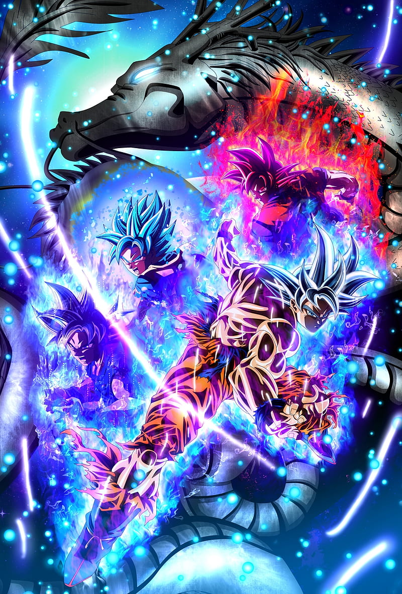 Wallpaper Dragon, Ball, Son Goku, Vegeta, Goku, Son, Z for mobile