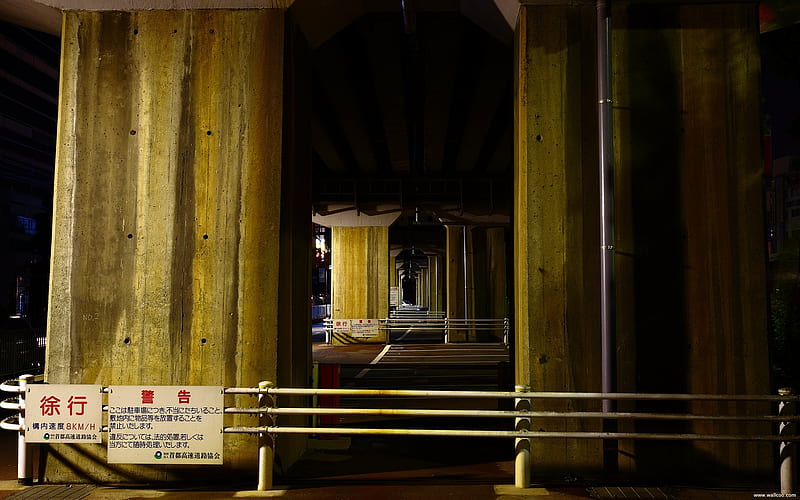 Yokohama under the viaduct, HD wallpaper