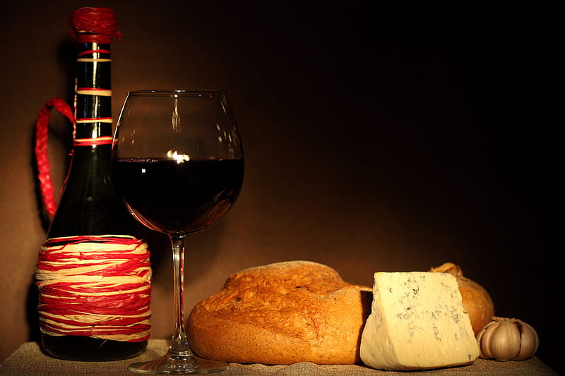 *** Wine and bread ***, food, wine, cheese, bread, drink, HD wallpaper
