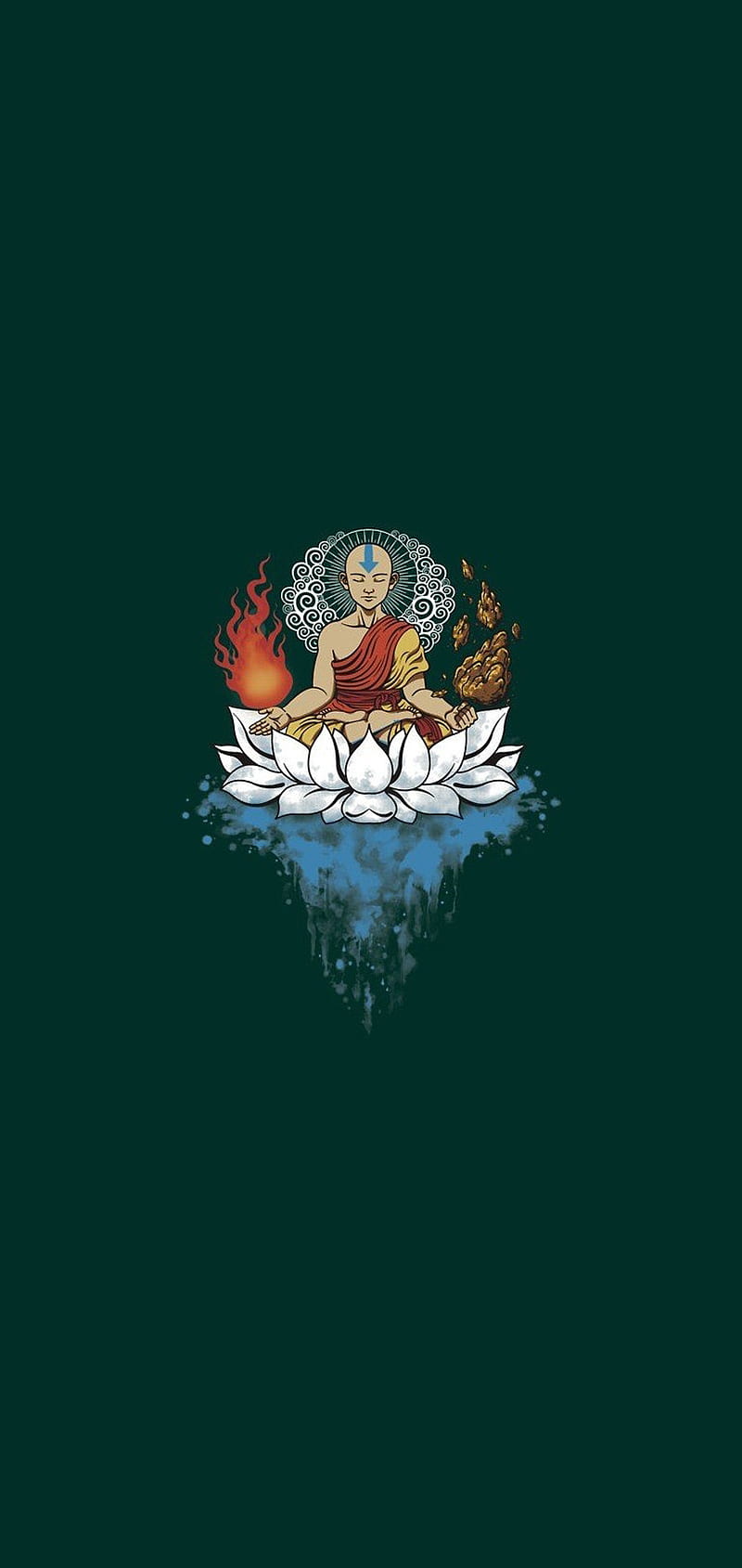 Buddha Minimal, 2019, yoga, HD phone wallpaper