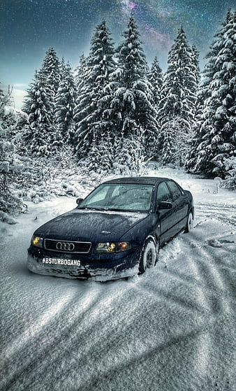 Audi a4 b6, automobile, black, car, greece, s4, HD phone wallpaper
