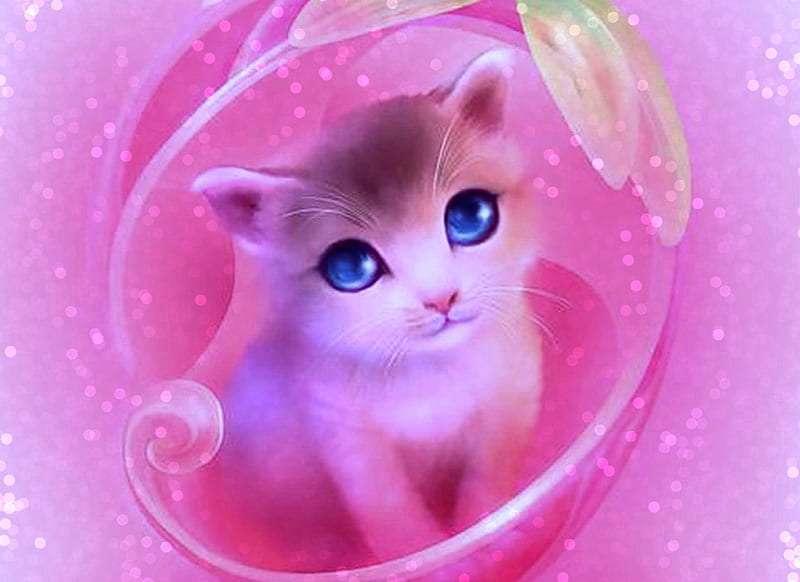 Pink Cat Aesthetic Wallpapers - Top Free Pink Cat Aesthetic Backgrounds -  WallpaperAccess