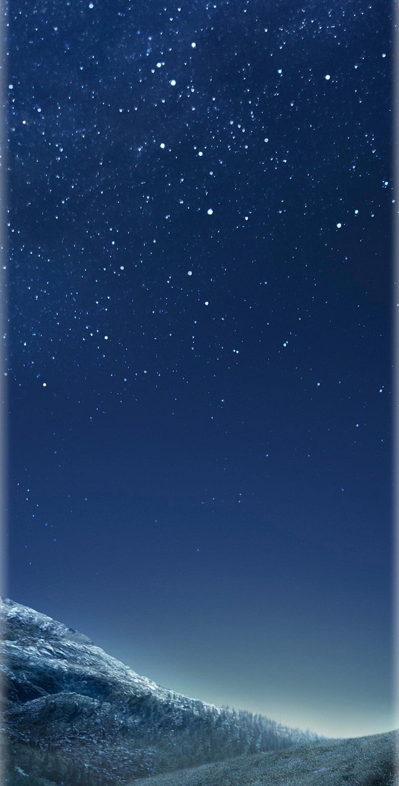 Edge - S8, blue, galaxy, night, note, phone, plus, sky, space, stars, HD phone wallpaper