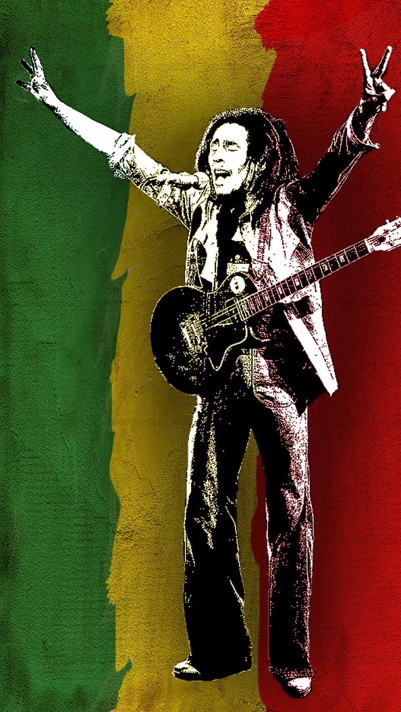 Bob Marley, art, etiopia, music, reggae, HD phone wallpaper