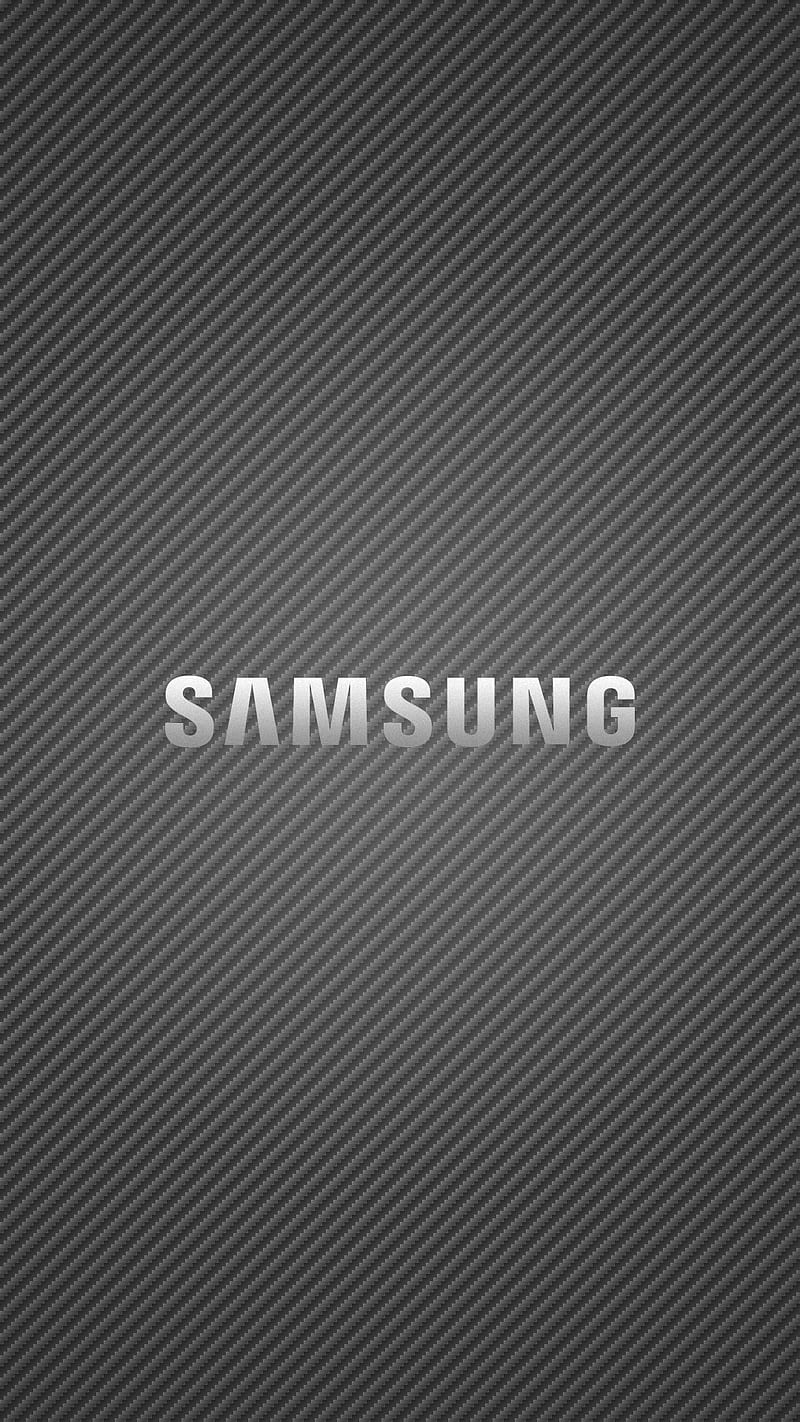 SAMSUNG, 2017, black, carbon fiber, galaxy, logo, HD phone wallpaper