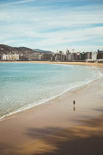 3 person walking on the beach during daytime, HD wallpaper | Peakpx