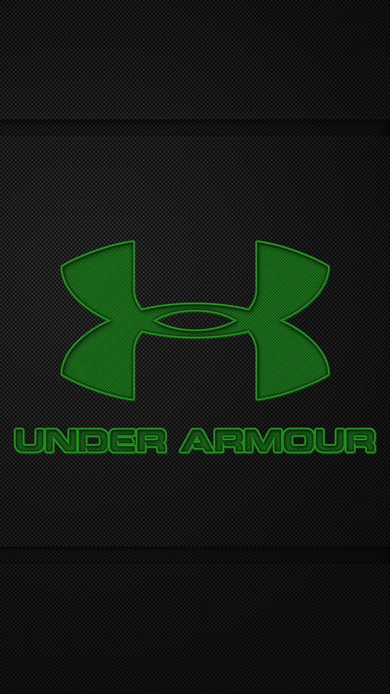 Under Armour, 929, black, cool, dark, green logo, theme, HD phone wallpaper