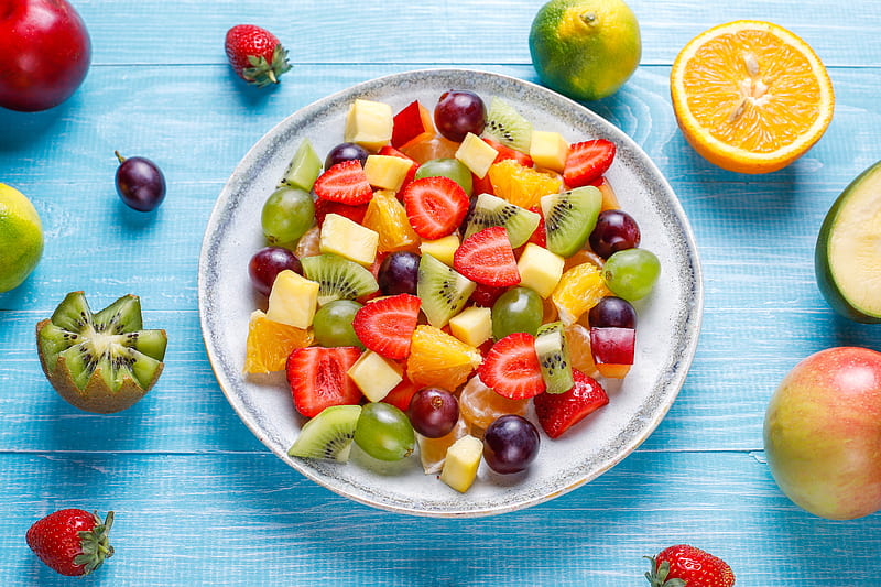Fruits, Fruit, Salad, HD wallpaper