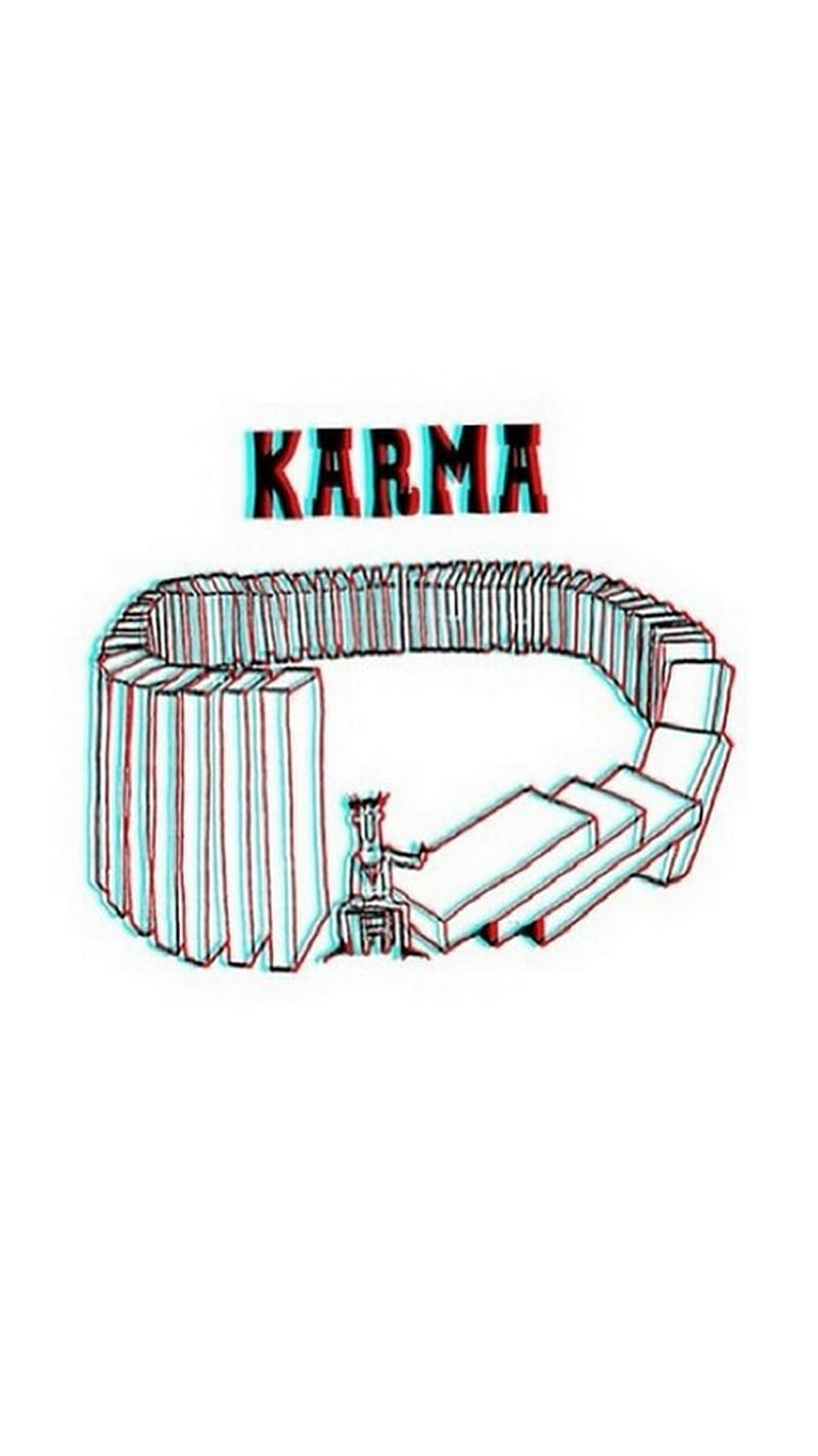 12 Laws of Karma Kaleidoscopic 4K wallpaper download