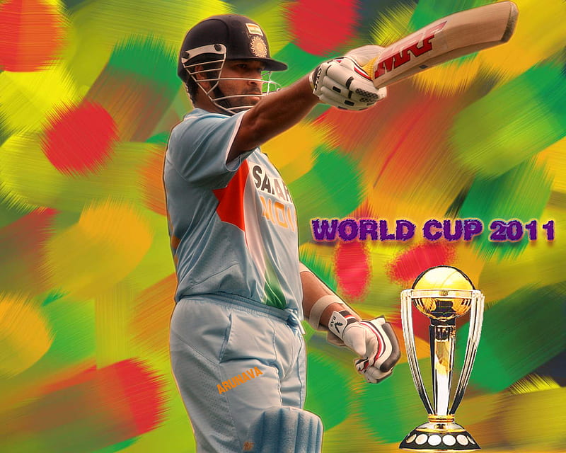 Cricket World Cup, sachin, worldcup, icc 2011, tendulkar, HD wallpaper