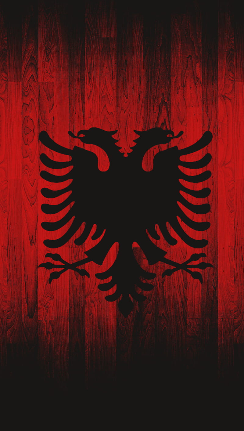 Albanian Flag, kuq e zi, shqip, HD phone wallpaper