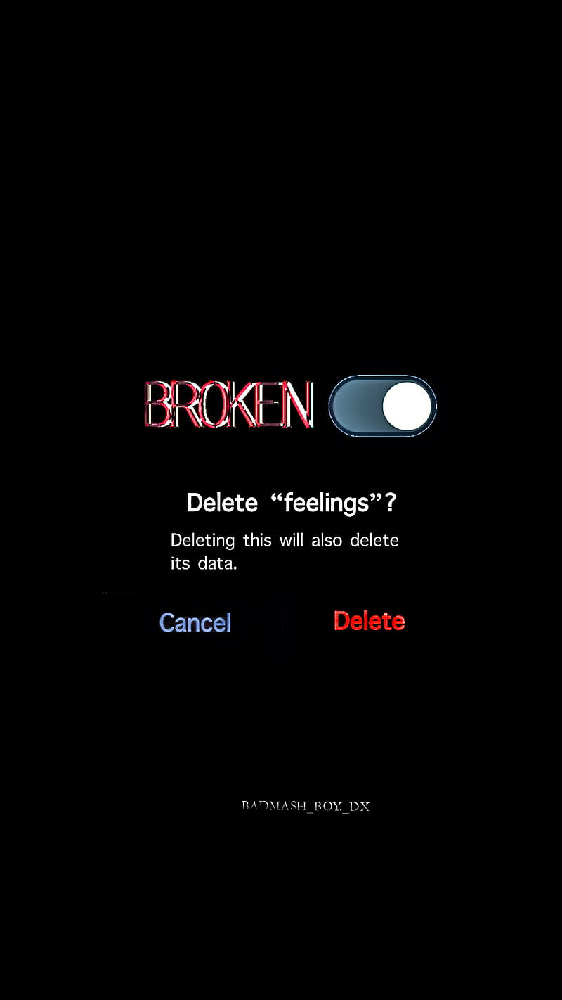 Broken, badmash boy, broken, broken, fake love, sad, HD phone ...