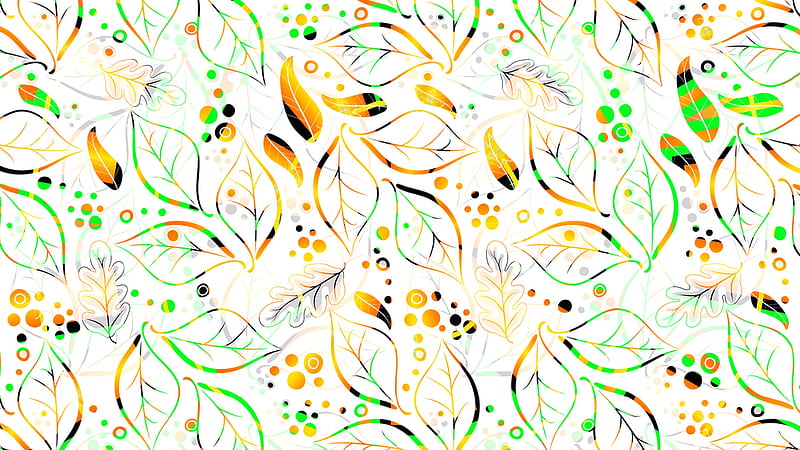 Artistic, Leaf, Pattern, HD wallpaper