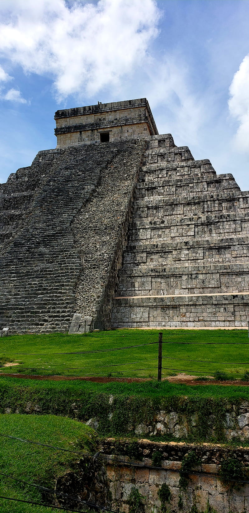 Mayan pyramid , ancient, jungle, HD phone wallpaper