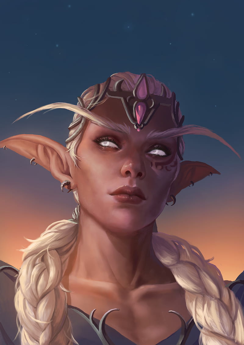elven, women, World of Warcraft, HD phone wallpaper