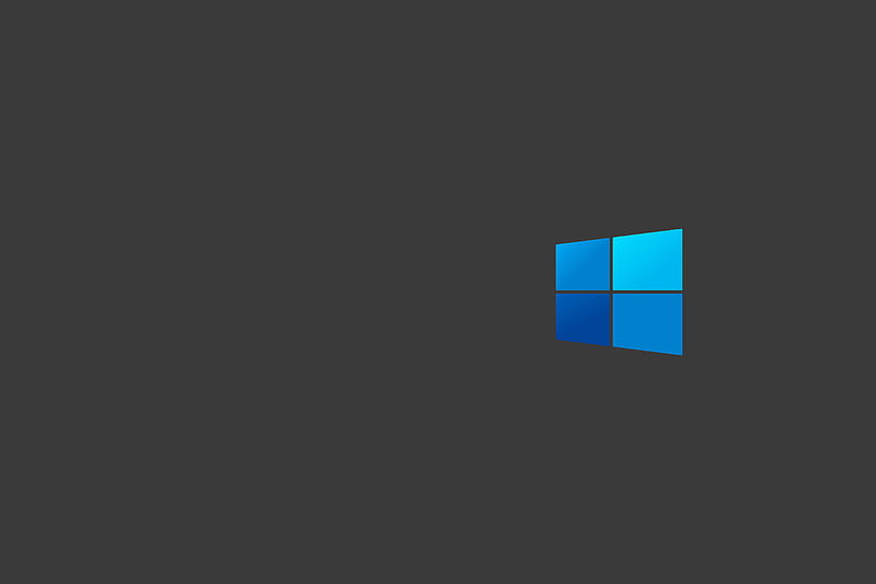 Windows 10 Dark Logo Minimal, HD wallpaper | Peakpx
