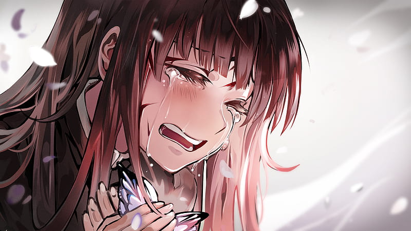 Demon Slayer Crying Kanao Tsuyuri Anime, HD wallpaper