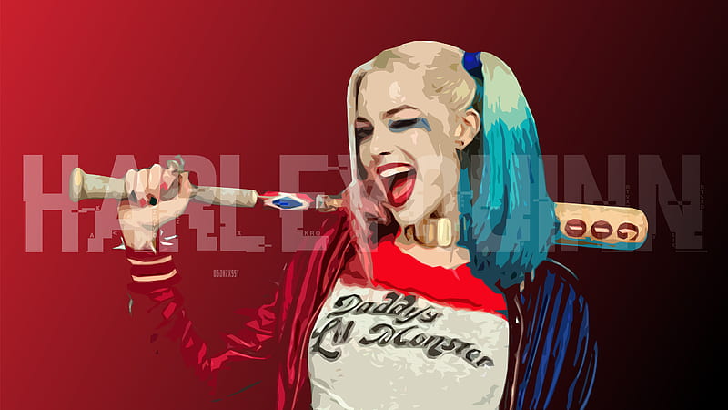 Harley Quinn Digital Art , harley-quinn, artist, digital-art, HD wallpaper