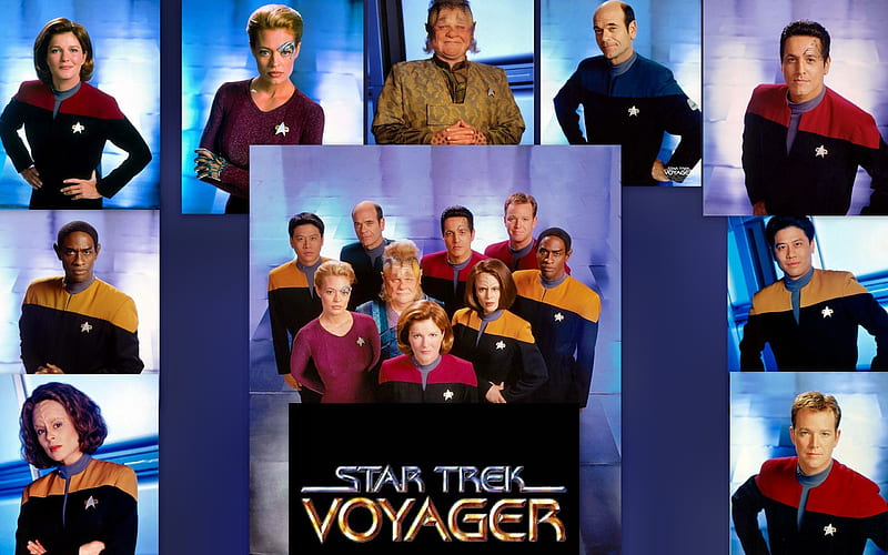 star trek voyager, poster, tv series, voyager, entertainment, HD wallpaper