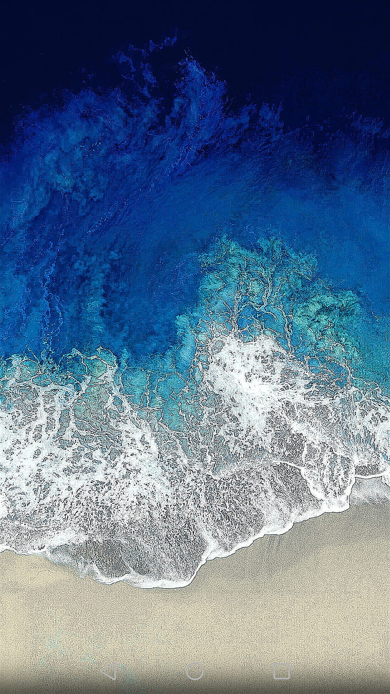ONDA, mare sole fresco bagnato, ombra vento profondo blu, HD phone wallpaper