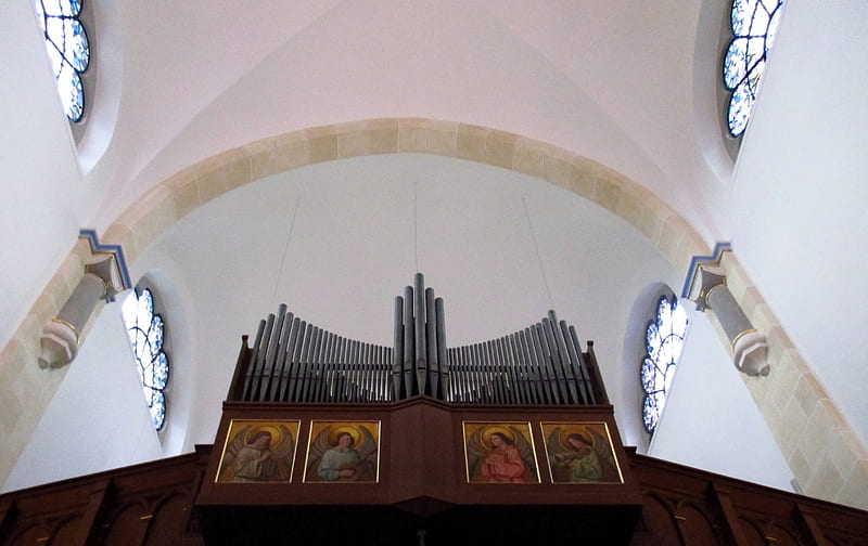 Organ, graphy, music, religious, church, abstract, HD wallpaper