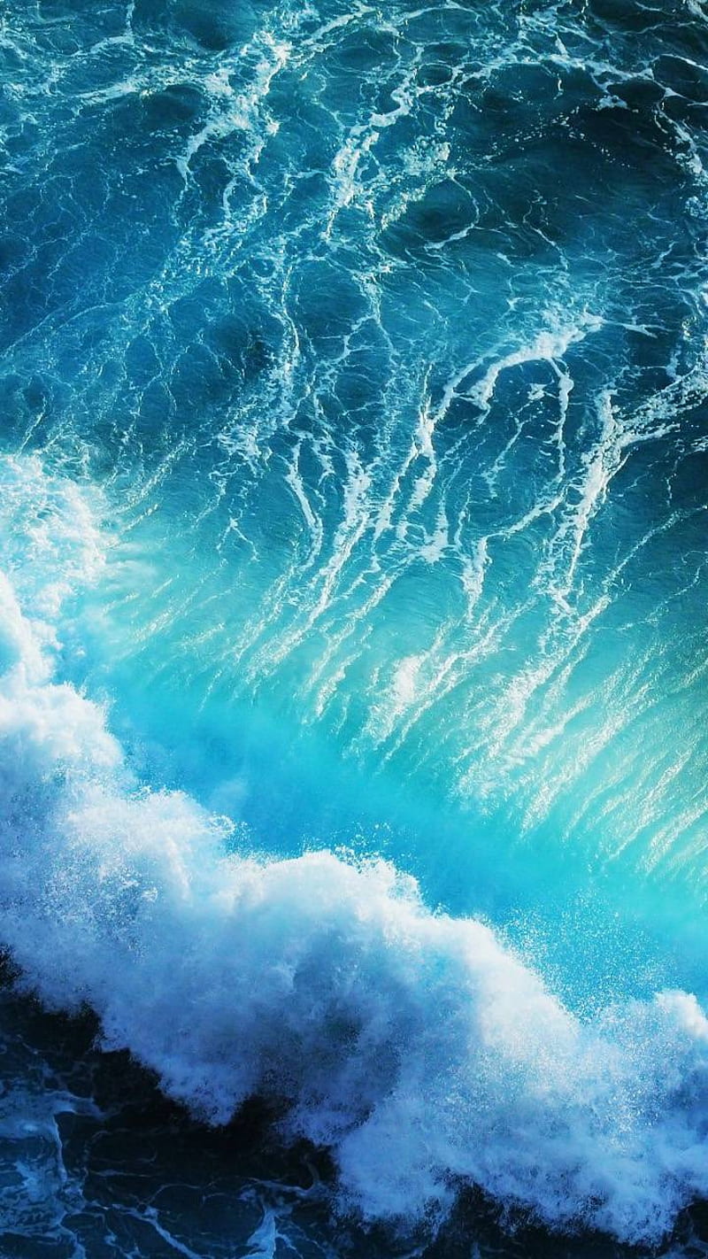sea, blue, mare, marines, oceans, phone, splash, us, water, wave, waves, HD phone wallpaper