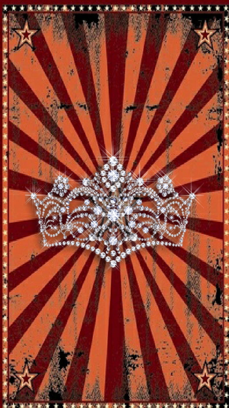 Circus Princess, vintage, poster, desenho, retro, abstract, crown, tiara,  HD phone wallpaper | Peakpx